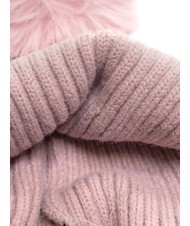 ROCCOBAROCCO PON PON Berretto con risvolto lilla - Cappelli - 4