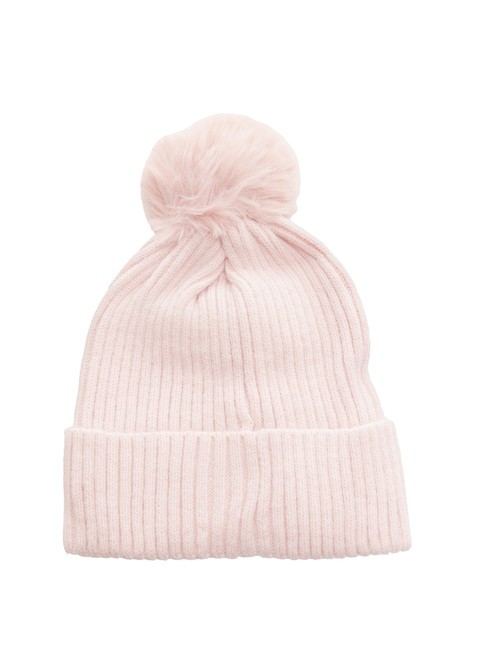 PON PON Berretto con risvolto cipria - Cappelli