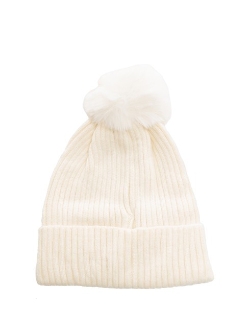 PON PON Berretto con risvolto bianco - Cappelli