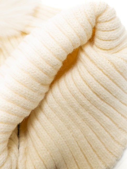 PON PON Berretto con risvolto bianco - Cappelli