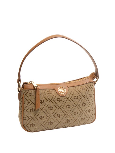 FRIDA Borsa sottobraccio tessuto jacquard naturale - Borse Donna