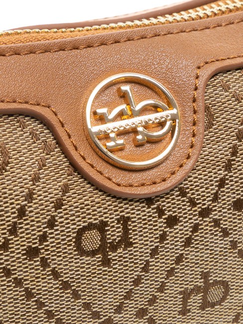 FRIDA Borsa sottobraccio tessuto jacquard naturale - Borse Donna