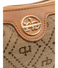 ROCCOBAROCCO FRIDA Borsa sottobraccio tessuto jacquard naturale - Borse Donna - 3