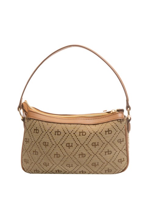 FRIDA Borsa sottobraccio tessuto jacquard naturale - Borse Donna