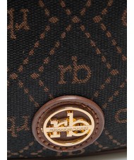 ROCCOBAROCCO FRIDA Borsa hobo in tessuto jacquard cioccolato - Borse Donna - 3