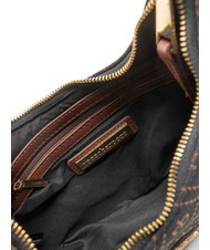 ROCCOBAROCCO FRIDA Borsa hobo in tessuto jacquard cioccolato - Borse Donna - 5