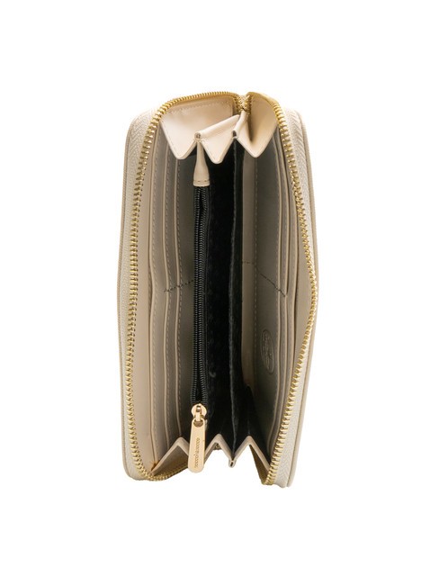 LUCE Portafoglio grande zip around off white - Portafogli Donna
