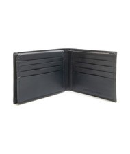 ROCCOBAROCCO ROUND Portafoglio in pelle con flap blu - Portafogli Uomo - 3