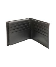 ROCCOBAROCCO ROUND Portafoglio in pelle con flap moro - Portafogli Uomo - 3