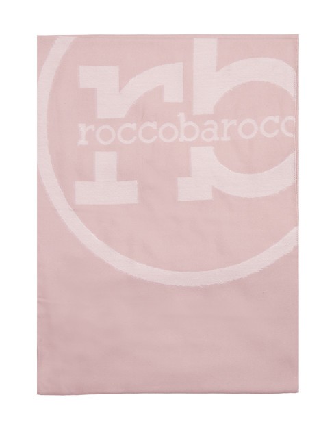 RB Sciarpa con logo all over rosa - Sciarpe