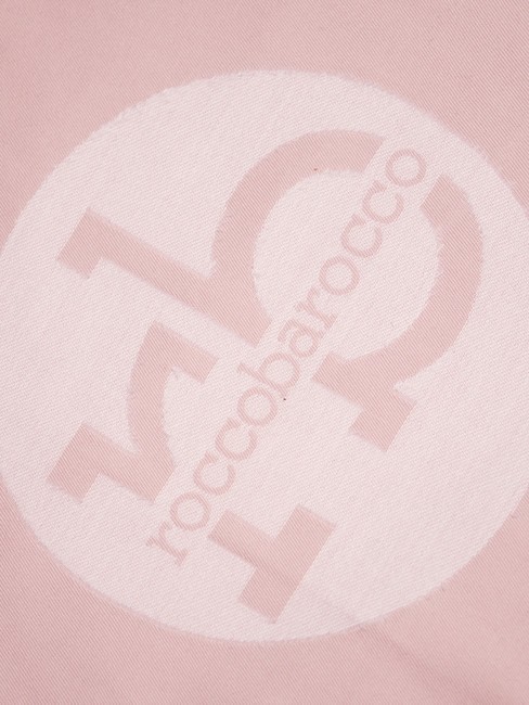 RB Sciarpa con logo all over rosa - Sciarpe