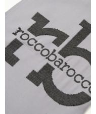 ROCCOBAROCCO RB Sciarpa con logo all over grigio - Sciarpe - 4