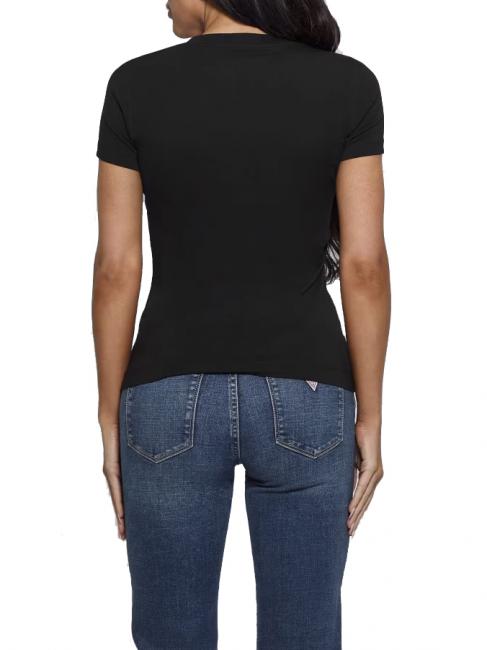 SS CN SHINY TRIANGLE  T-Shirt in cotone jetbla - T-shirt e Top Donna