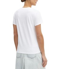 GUESS SS SCRIPT LACE LOGO EASY  T-Shirt in cotone purwhite - T-shirt e Top Donna - 2