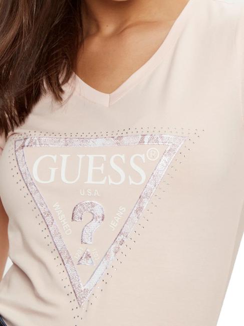 SS VN PYTHON TRIANGLE T-shirt a maniche corte mellow pink - T-shirt e Top Donna