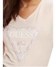 GUESS SS VN PYTHON TRIANGLE T-shirt a maniche corte mellow pink - T-shirt e Top Donna - 3