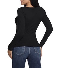 GUESS LS TRIANGLE  Maglia con logo - Maglie Donna