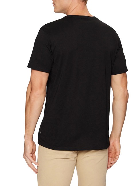 SS BSC VELVET LOGO  T-Shirt in cotone jetbla - T-shirt Uomo