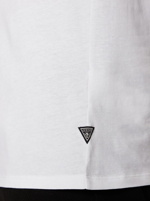 SS BSC VELVET LOGO  T-Shirt in cotone purwhite - T-shirt Uomo