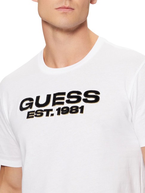 SS BSC VELVET LOGO  T-Shirt in cotone purwhite - T-shirt Uomo