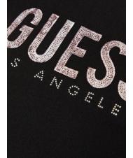 GUESS SS CN PYTHON T-Shirt in cotone jetbla - T-shirt e Top Donna - 4