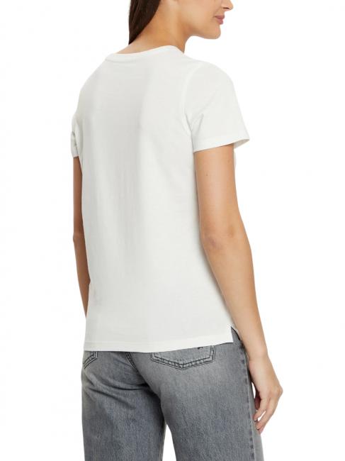 SS CN PYTHON T-Shirt in cotone cremwhi - T-shirt e Top Donna