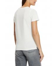 GUESS SS CN PYTHON T-Shirt in cotone cremwhi - T-shirt e Top Donna - 2