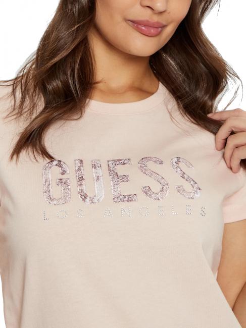 SS CN PYTHON T-Shirt in cotone mellow pink - T-shirt e Top Donna