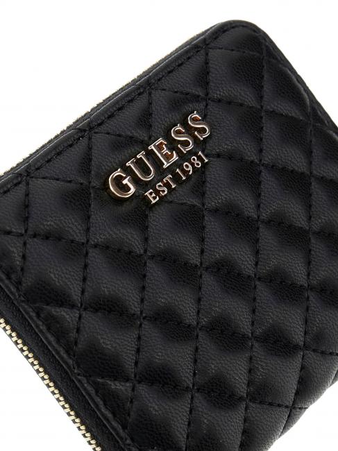 ECO RIANEE Portafoglio piccolo trapuntato NERO - Portafogli Donna