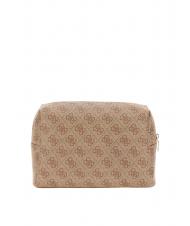 GUESS ORLINA Beauty case logo 4G all over LATTE LOGO - Beauty Case - 2