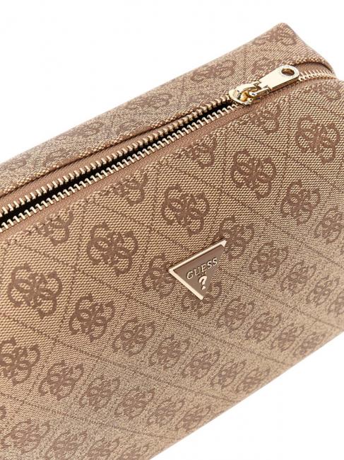 ORLINA Beauty case logo 4G all over LATTE LOGO - Beauty Case