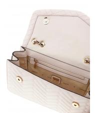 GUESS ANNING Borsa trapuntata convertible STONE - Borse Donna - 4