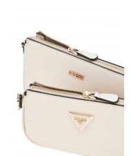 GUESS NOELLE Borsa doppia a tracolla bone - Borse Donna - 4