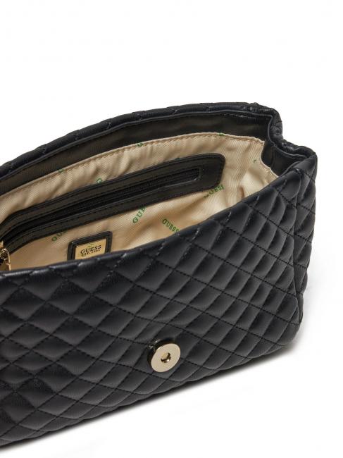 ECO RIANEE Borsa convertible trapuntata NERO - Borse Donna