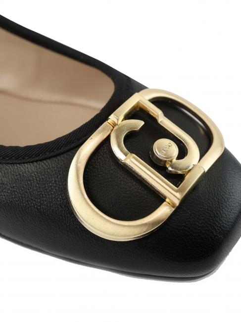 DAFNE 04 Ballerine in pelle nero - Scarpe Donna