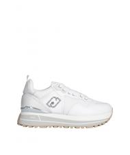 LIUJO MAXI WONDER 01 Sneakers platform in pelle e mesh white - Scarpe Donna - 2