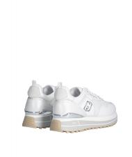 LIUJO MAXI WONDER 01 Sneakers platform in pelle e mesh white - Scarpe Donna - 6