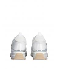 LIUJO MAXI WONDER 01 Sneakers platform in pelle e mesh white - Scarpe Donna - 4