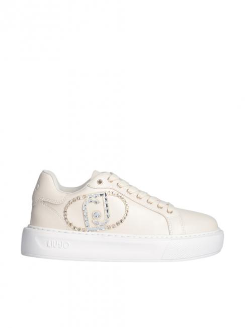 KYLIE 32 Sneakers con logo gioiello ivory - Scarpe Donna