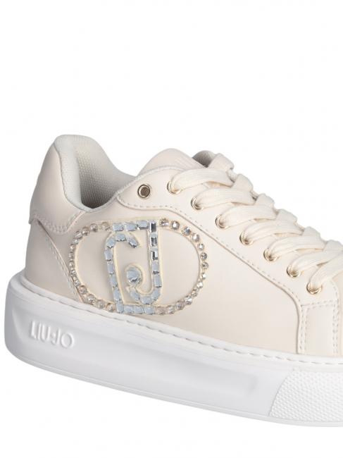KYLIE 32 Sneakers con logo gioiello ivory - Scarpe Donna
