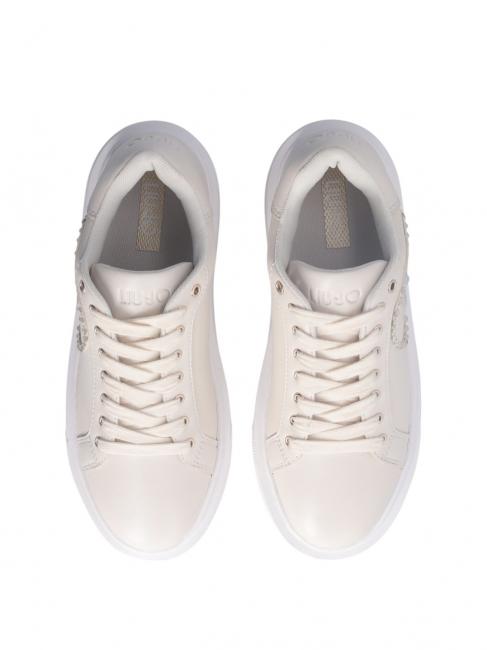 KYLIE 32 Sneakers con logo gioiello ivory - Scarpe Donna