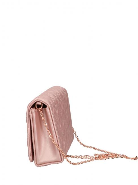 QUILTED Pochette con tracolla catena powder - Borse Donna