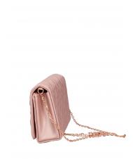 LOVE MOSCHINO QUILTED Pochette con tracolla catena powder - Borse Donna - 4