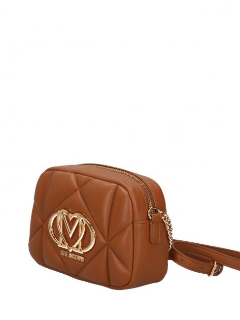 GEOMETRIC QUILTED Mini Bag a tracolla cammello - Borse Donna