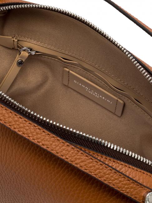 ALIFA Borsa in pelle con tracolla caramello - Borse Donna