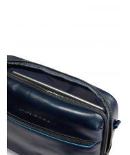 PIQUADRO BLUE SQUARE  Borsello porta ipad con tasca per airpod blu - Tracolle Uomo - 5