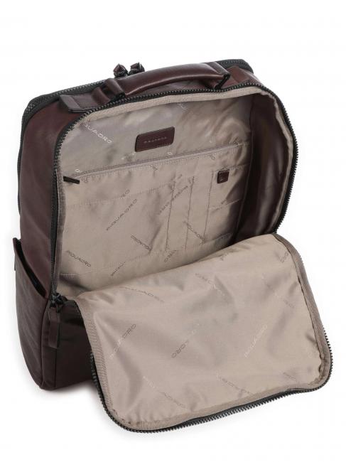 HARPER Zaino in pelle porta pc 15.6" MORO - Zaini da lavoro porta PC