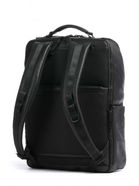 HARPER Zaino in pelle porta pc 15.6" Nero - Zaini da lavoro porta PC