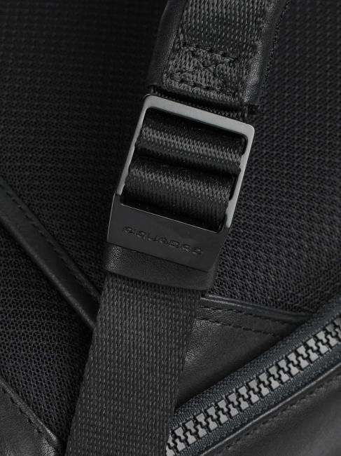 HARPER Zaino in pelle porta pc 15.6" Nero - Zaini da lavoro porta PC