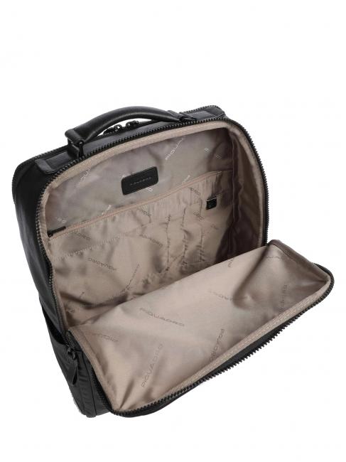 HARPER Zaino in pelle porta pc 15.6" Nero - Zaini da lavoro porta PC